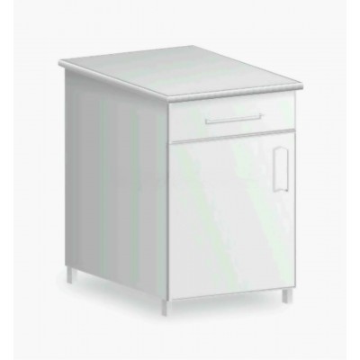 Тумба прикроватная ТП-1П-01 (ящик, левая дверь, опоры) (С учетом НДС 10%)